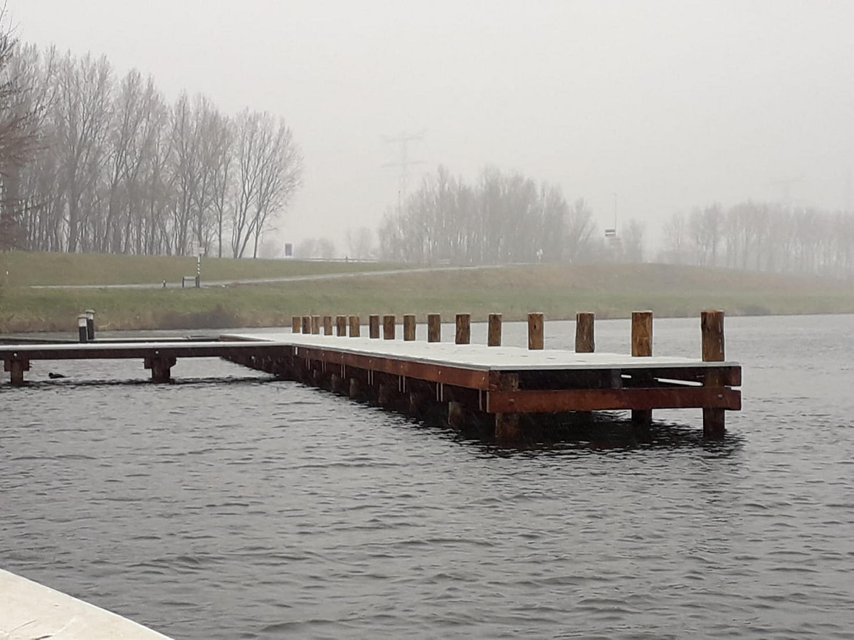 Werkzaamheden steiger Oostvoorne